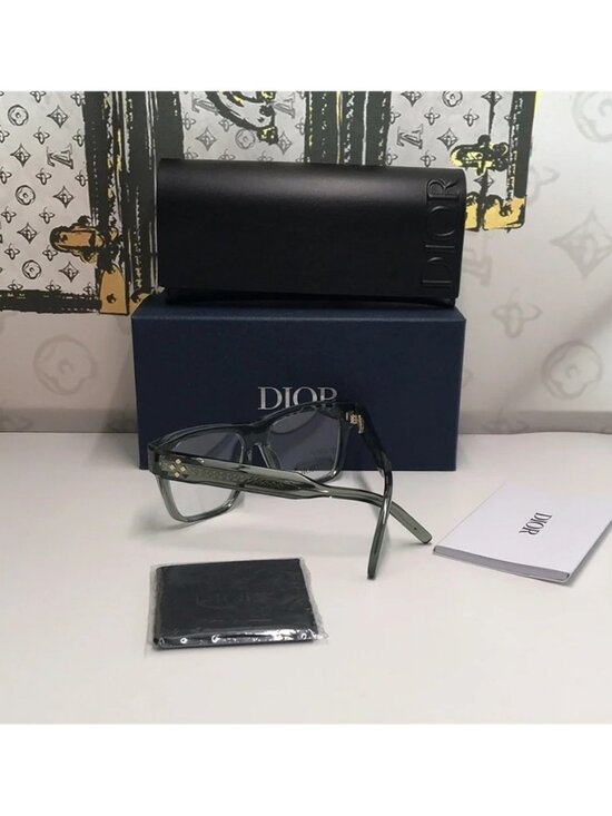 New Authentic Dior Square/Rectangle Green  CD DIAMONDO S61 main image 8